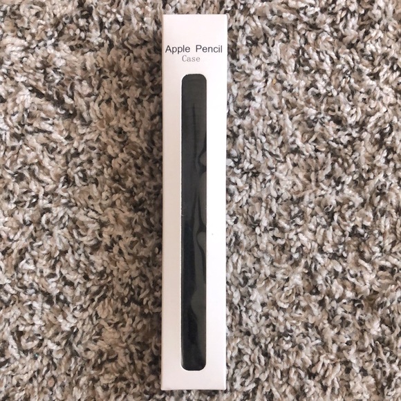 Apple Pencil 1st Gen. Cover Case Sleeve Grip with Protective Nib Cover, Black - Picture 4 of 4